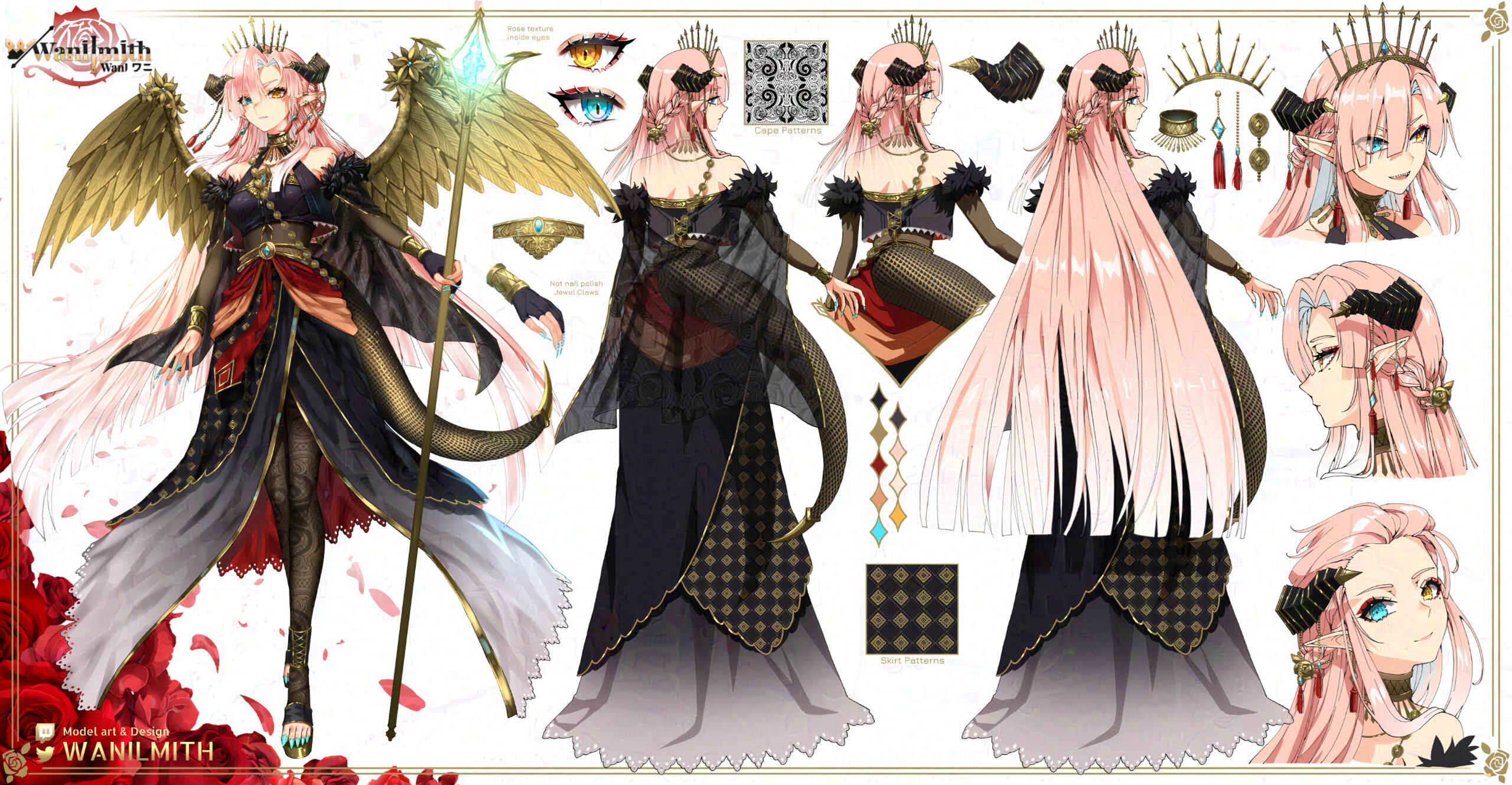 Vtuber: Wanilmith (old design)